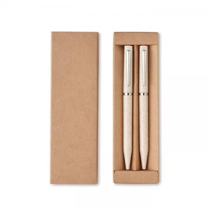 Peat - Wheat Straw/Abs Twist Pen Set