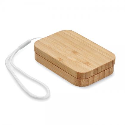 Chargoo - 15w Wireless Charger In Bamboo