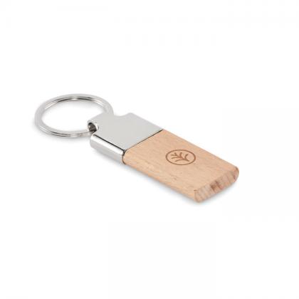 Llaving - Key Ring With Rubber Wood