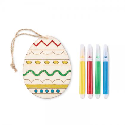 Dregg - Wooden Egg Painting Set