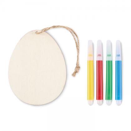 Dregg - Wooden Egg Painting Set