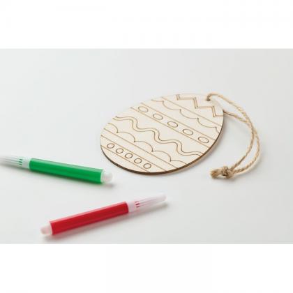 Dregg - Wooden Egg Painting Set