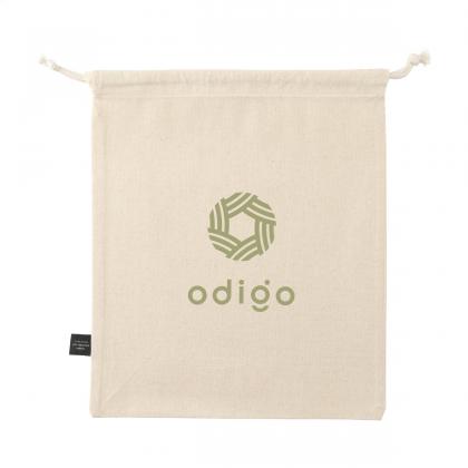 Gift Pouch Natural GRS Recycled Cotton (150 g/m²) M