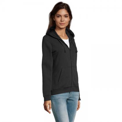 Spike Women Zip Hood Sweat