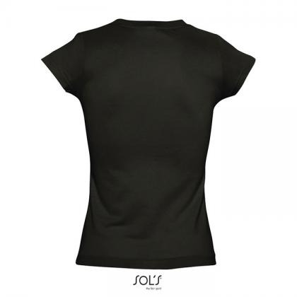 Moon Women's V-Neck T-Shirt