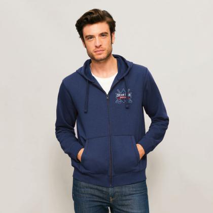 Spike Men Zip Hoodie Sweat