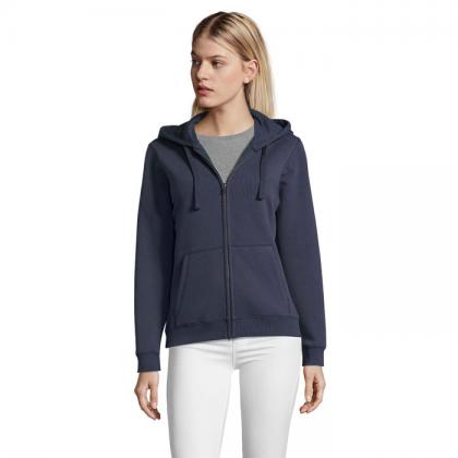 Spike Women Zip Hood Sweat