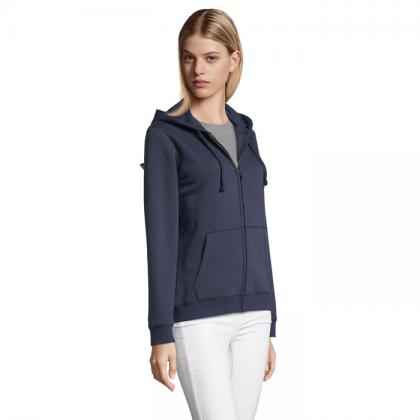 Spike Women Zip Hood Sweat
