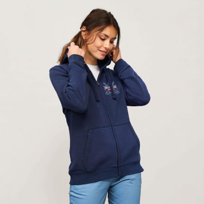 Spike Women Zip Hood Sweat