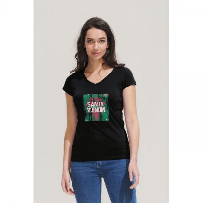 Moon Women's V-Neck T-Shirt