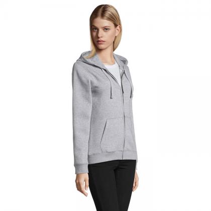 Spike Women Zip Hood Sweat
