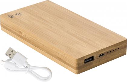 Bamboo power bank. (6000 mAh)