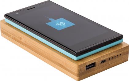 Bamboo power bank. (6000 mAh)