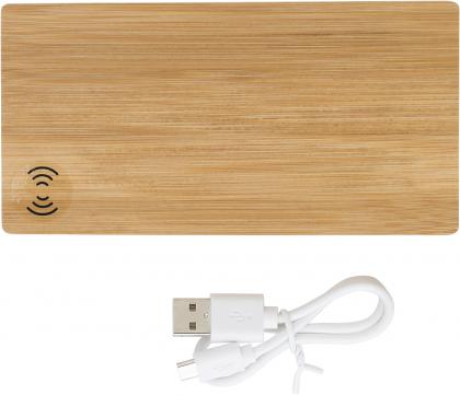 Bamboo power bank. (6000 mAh)
