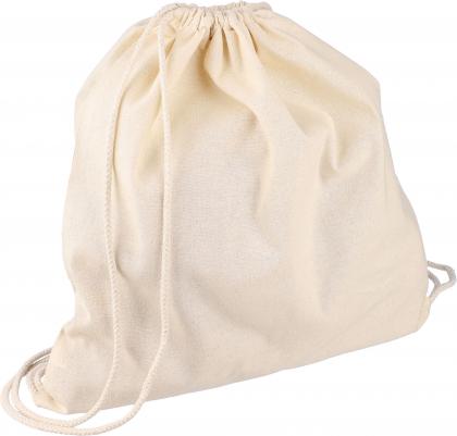 OEKO-TEXÂ® cotton drawstring backpack (140gm / 5oz)
