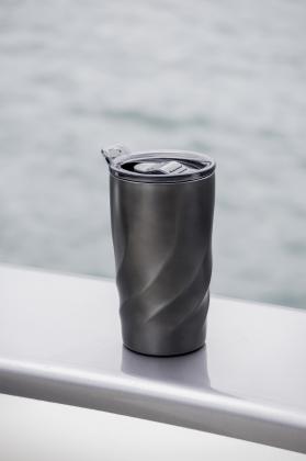 The Vortex Calix - BrandCharger recycled steel travel mug (400ml)