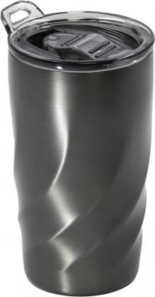 The Vortex Calix - BrandCharger recycled steel travel mug (400ml)