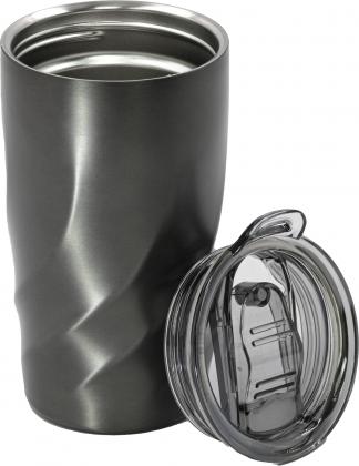 The Vortex Calix - BrandCharger recycled steel travel mug (400ml)