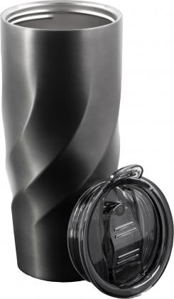 The Vortex Calix XL - BrandCharger recycled steel travel mug (500ml)