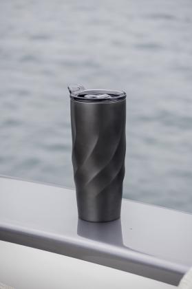 The Vortex Calix XL - BrandCharger recycled steel travel mug (500ml)