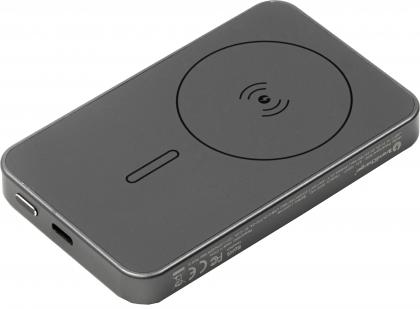 The Powerwave - BrandCharger recycled steel wireless power bank. (5000 mAh)