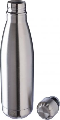 Recycled stainless steel single walled bottle (650ml)