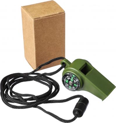 Whistle and compass