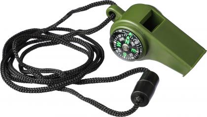 Whistle and compass