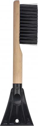 Ice scraper with brush