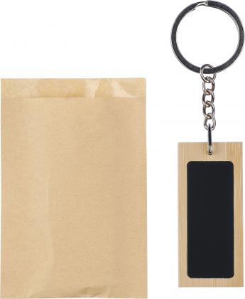 Bamboo keychain