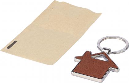 Recycled leather house key holder