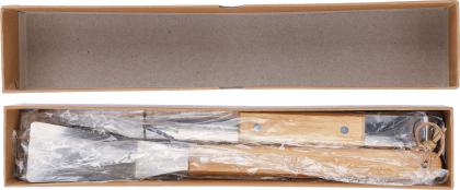 Stainless steel barbecue set (3pc)