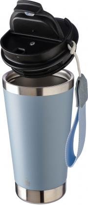Recycled steel double walled travel mug (500ml)