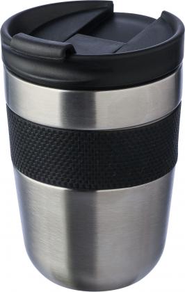 Stainless steel double walled travel mug (300ml)