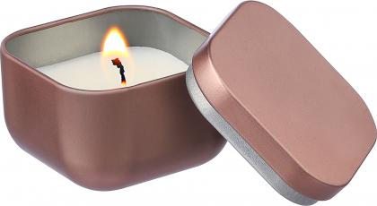 Candle in a tin case