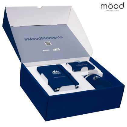 Mood Gift Box 2 with A6 Certified Sustainably Sourced  Notebook, Coffee Tumbler & Hot Chocolate