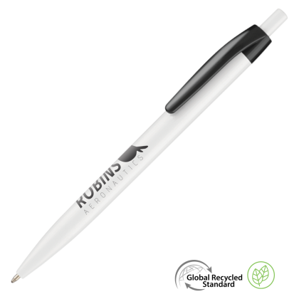 Supersaver Click GRS Recycled Plastic Ballpen - Black