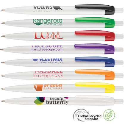 Supersaver Click GRS Recycled Plastic Ballpen