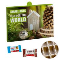 Premium Gift Advent Calendar Eco with Kinder Minis
