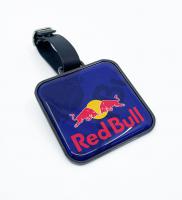RECTANGLE BLACK NICKEL METAL GOLF BAG TAG
