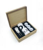 HINGED MAGNETIC BAMBOO FLIX LITE GOLF PRESENTATION BOX