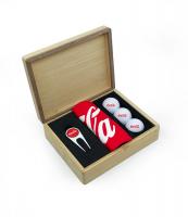 HINGED MAGNETIC BAMBOO REVO GOLF PRESENTATION BOX
