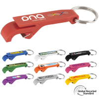 Keyring Bottle Opener GRS Recycled