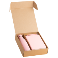 Onboarding Gift Set 16 - Mood A5 Notebook, Powder Coated Vacuum Bottle, Soft Feel Pen