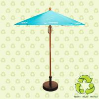 2m Round Wooden Eco Parasol