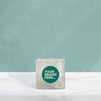 Handmade Vegan Candle in Marble Concrete Pot