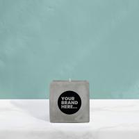 Handmade Vegan Candle in Grey Concrete Pot