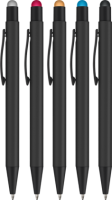 Ergo-i Soft Feel Noir Metal Ballpoint Pen with Stylus