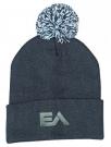 4256 ACRYLIC BEANIE HAT WITH POMPOM  E1410809