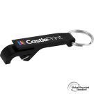 Keyring Bottle Opener GRS Recycled - Black